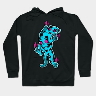 Panther and skull Hoodie